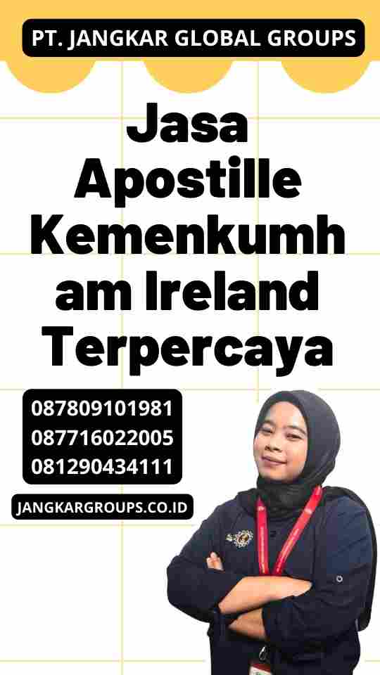 Jasa Apostille Kemenkumham Ireland Terpercaya