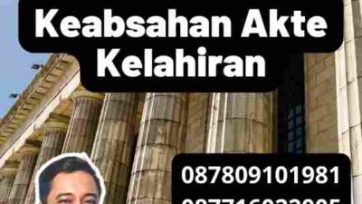 Jasa Apostille: Memastikan Keabsahan Akte Kelahiran