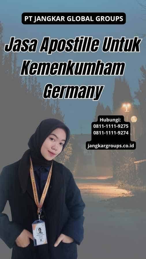 Jasa Apostille Untuk Kemenkumham Germany