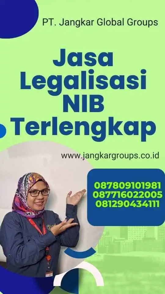 Jasa Legalisasi NIB Terlengkap