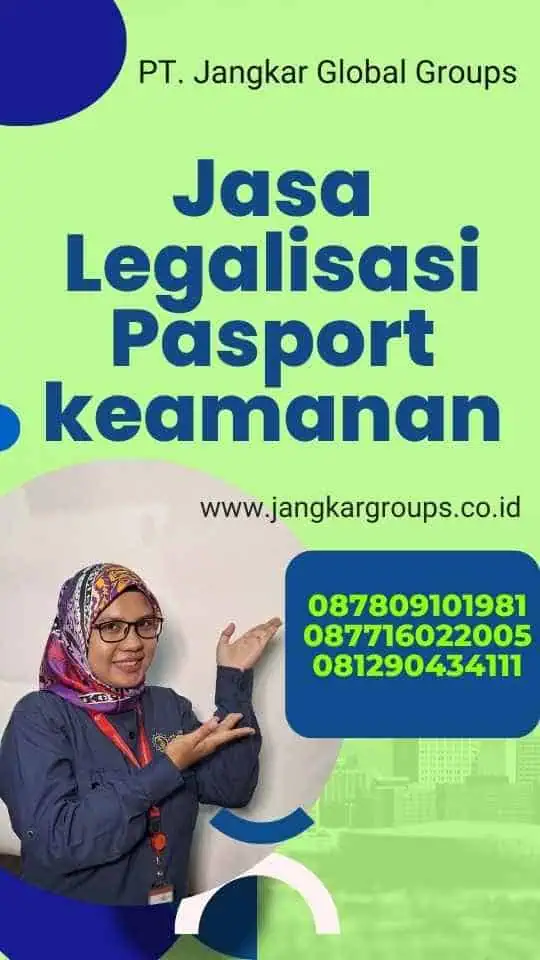 Jasa Legalisasi Pasport keamanan