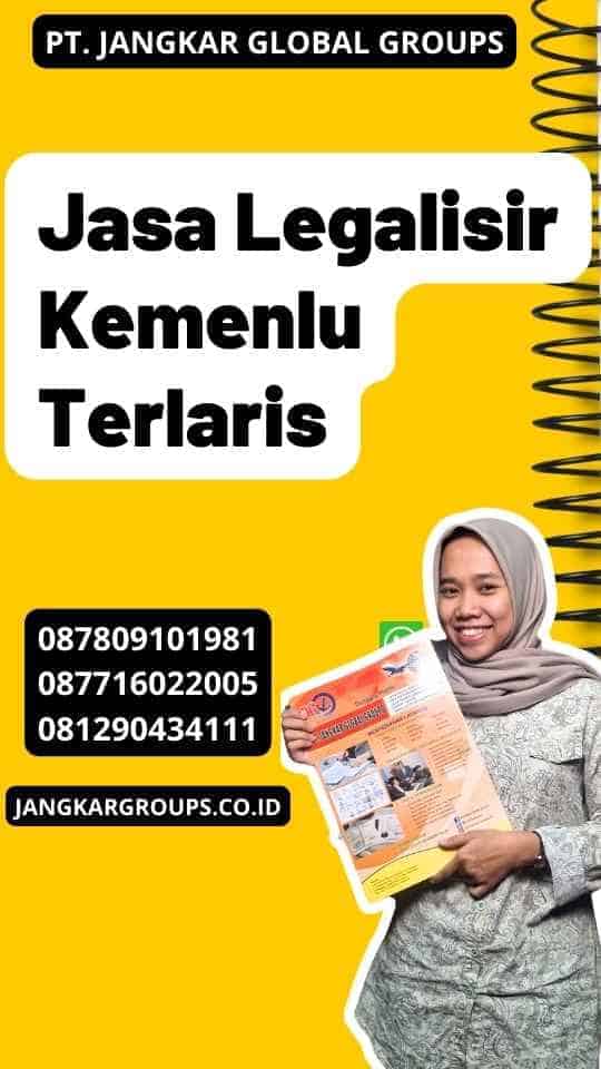 Jasa Legalisir Kemenlu Terlaris