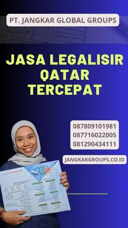 Jasa Legalisir Qatar Tercepat