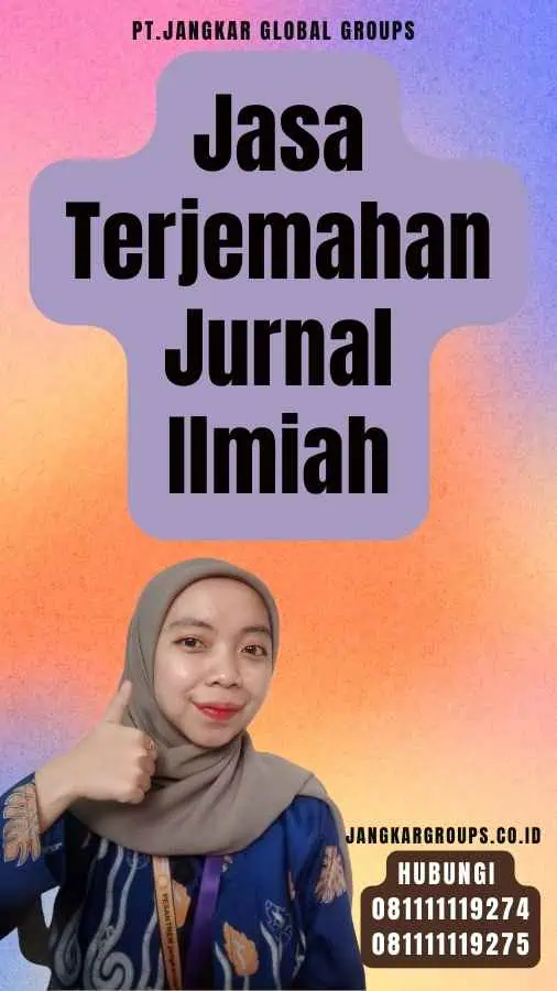 Jasa Terjemahan Jurnal Ilmiah