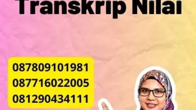 Jasa Waarmerking Transkrip Nilai