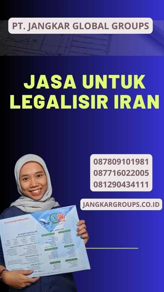 Jasa untuk Legalisir Iran