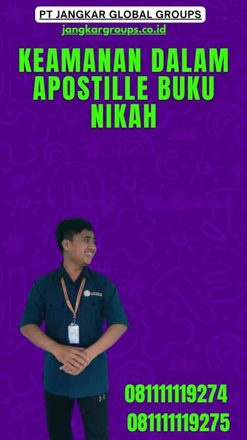 Keamanan dalam Apostille Buku Nikah