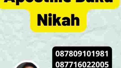 Langkah Apostille Buku Nikah