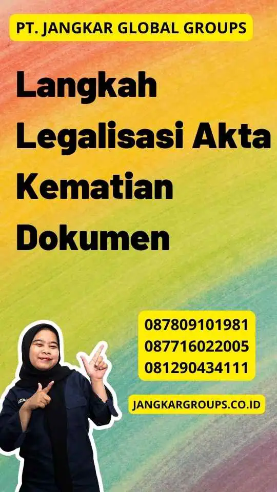 Langkah Legalisasi Akta Kematian Dokumen