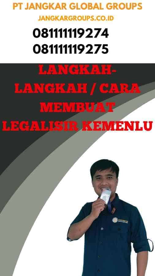 Langkah-langkah Cara Membuat Legalisir Kemenlu