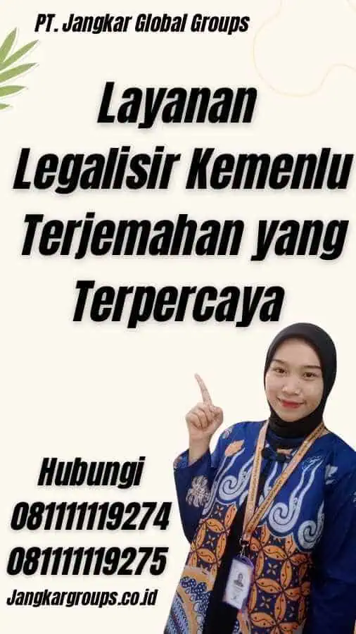 Layanan Legalisir Kemenlu Terjemahan yang Terpercaya