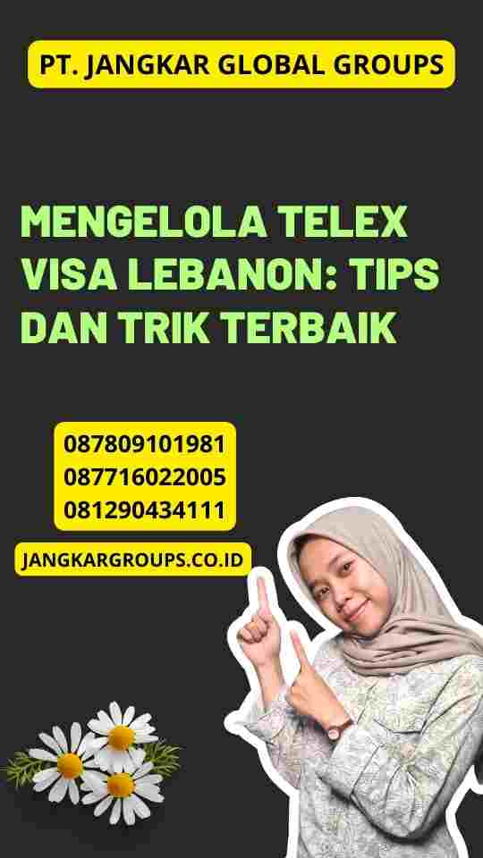 Mengelola Telex Visa Lebanon: Tips dan Trik Terbaik