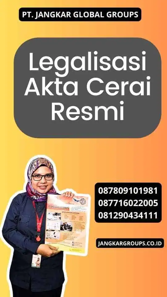 Legalisasi Akta Cerai Resmi