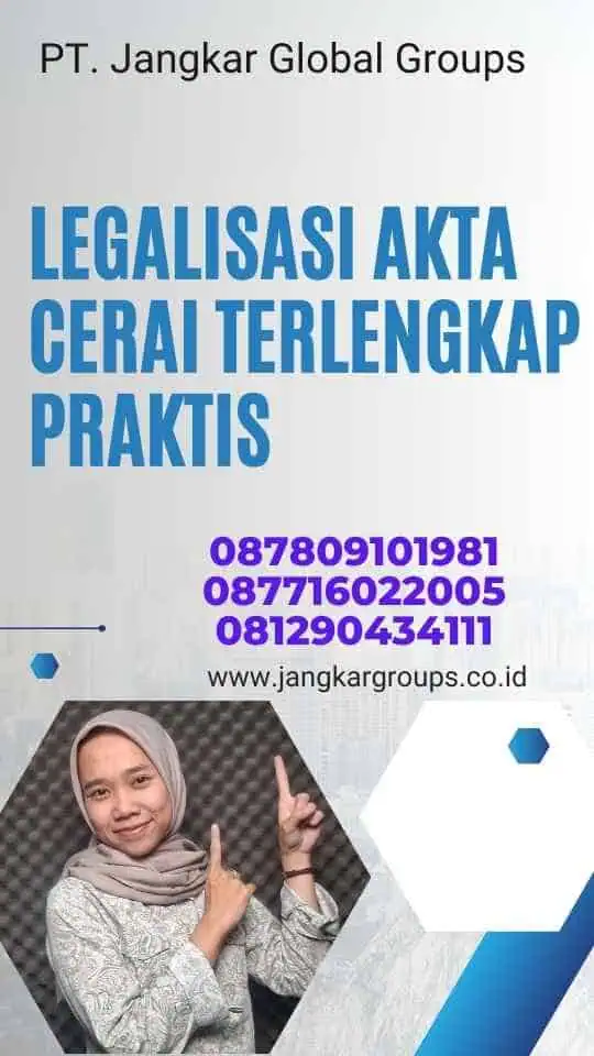 Legalisasi Akta Cerai Terlengkap Praktis