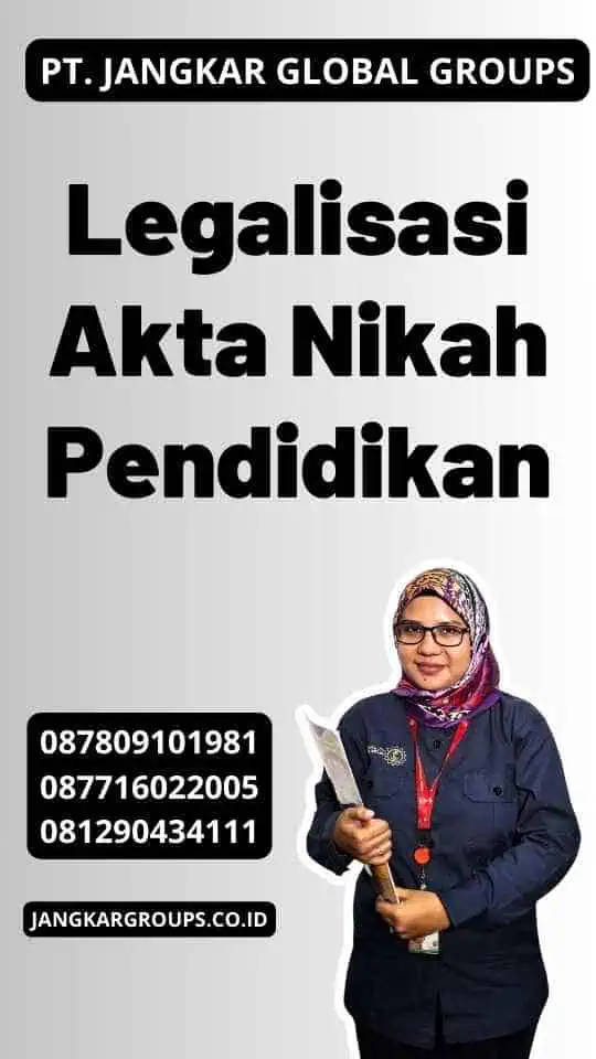 Legalisasi Akta Nikah Pendidikan