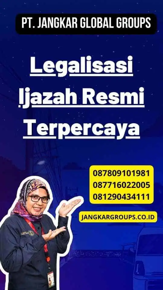 Legalisasi Ijazah Resmi Terpercaya