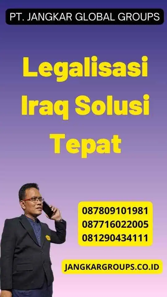 Legalisasi Iraq Solusi Tepat