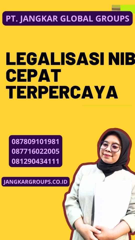 Legalisasi NIB Cepat Terpercaya