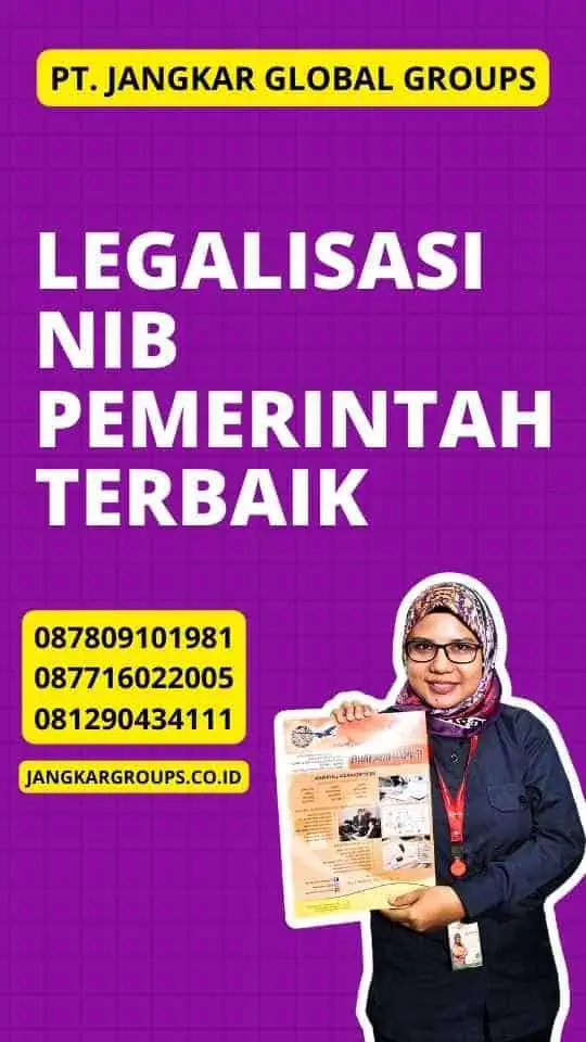 Legalisasi NIB Pemerintah Terbaik