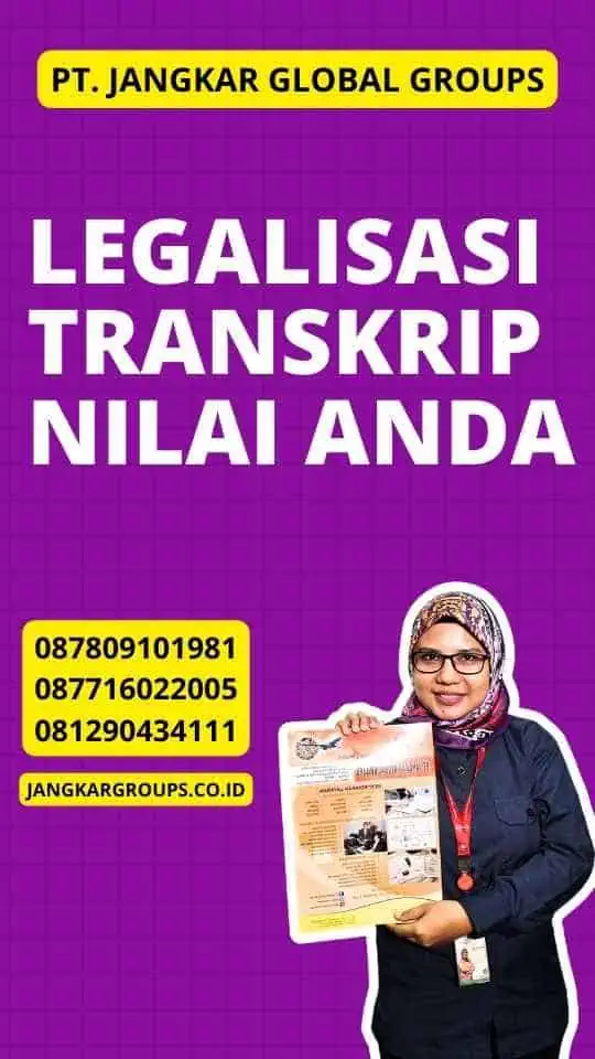 Legalisasi Transkrip Nilai Anda