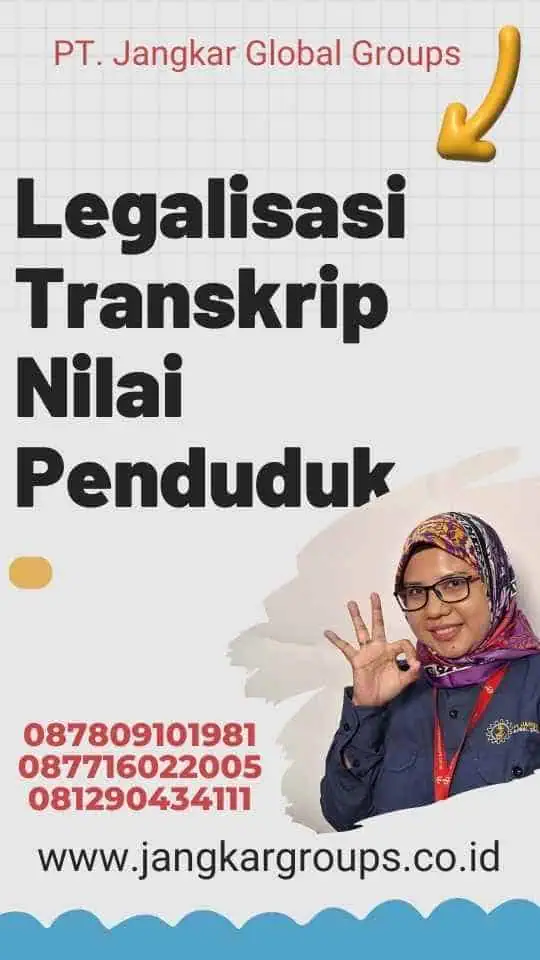 Legalisasi Transkrip Nilai Penduduk