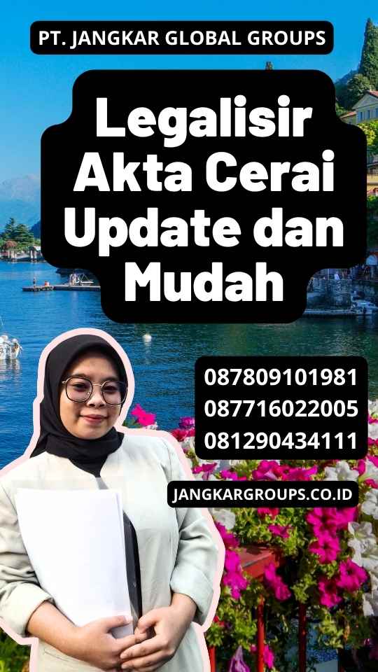 Legalisir Akta Cerai Update dan Mudah