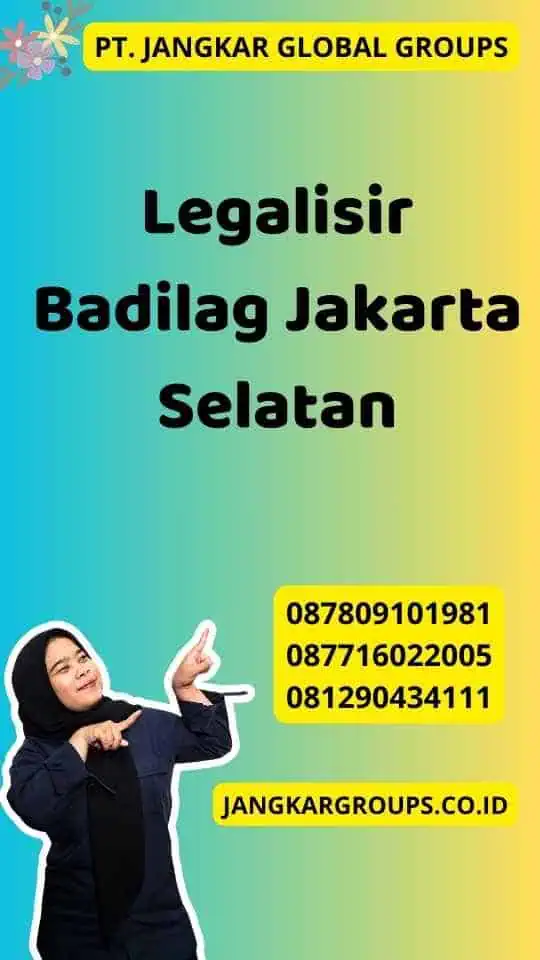 Legalisir Badilag Jakarta Selatan