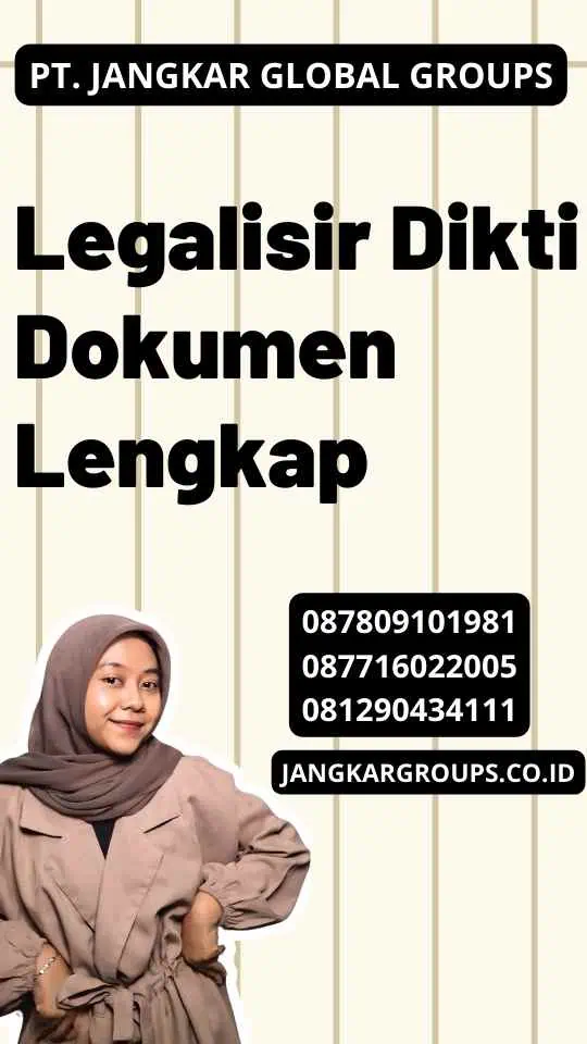 Legalisir Dikti Dokumen Lengkap