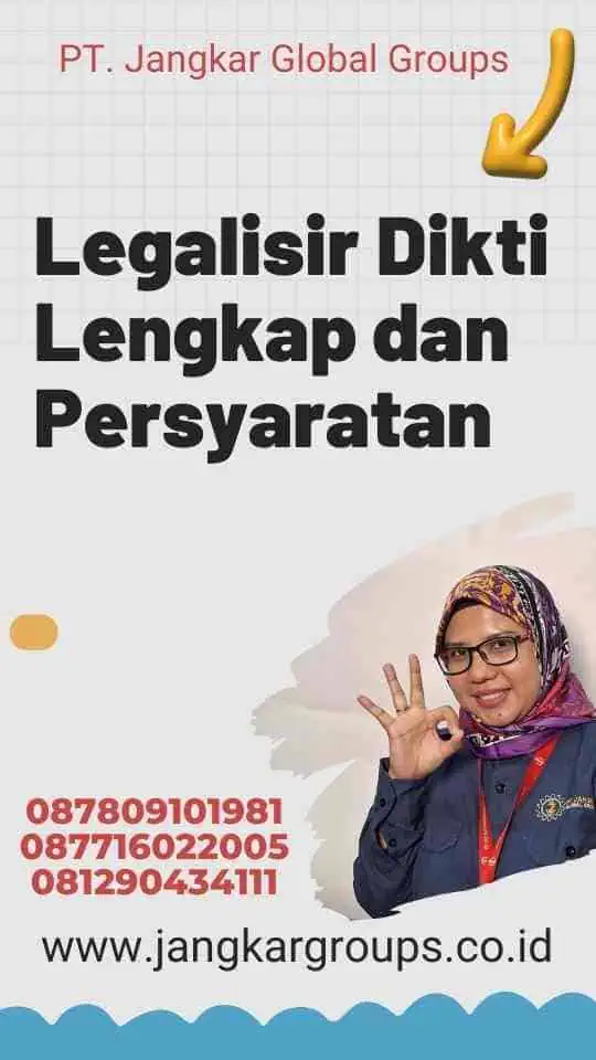 Legalisir Dikti Lengkap dan Persyaratan