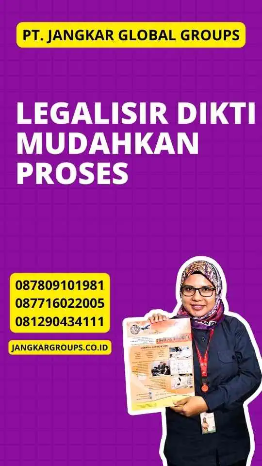 Legalisir Dikti Mudahkan Proses