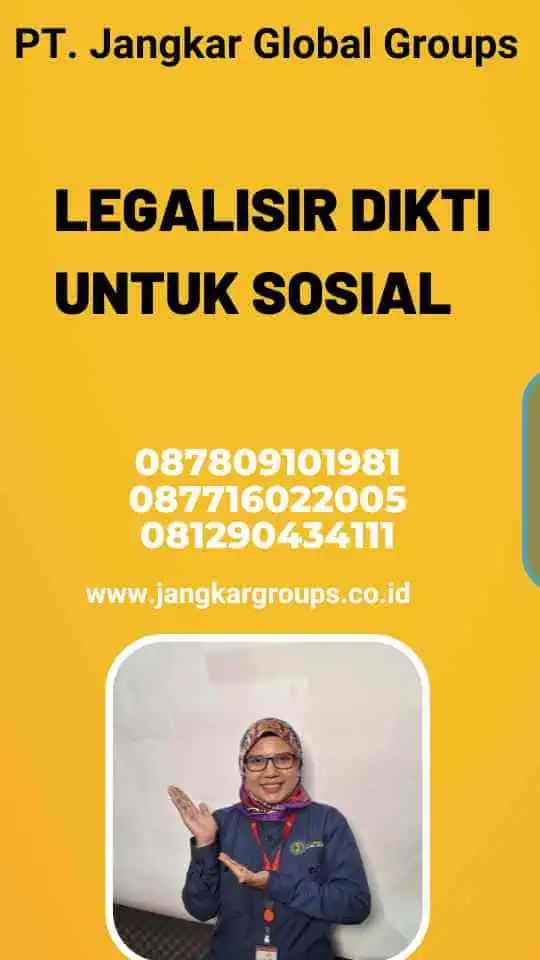 Legalisir Dikti untuk Sosial