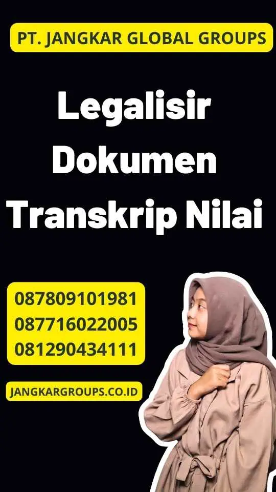 Legalisir Dokumen Transkrip Nilai