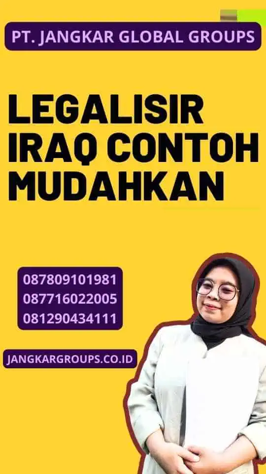 Legalisir Iraq Contoh Mudahkan