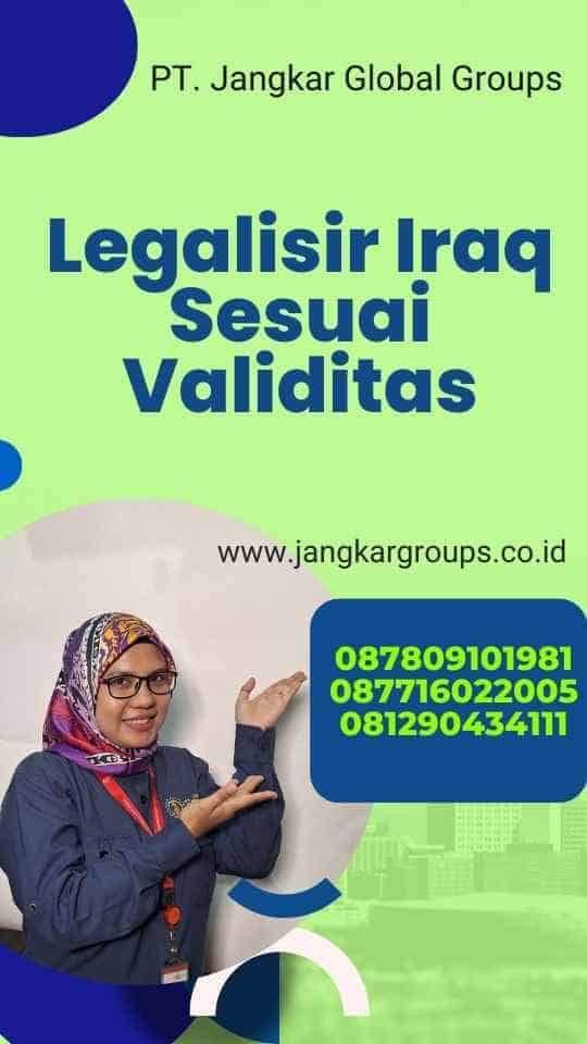 Legalisir Iraq Sesuai Validitas