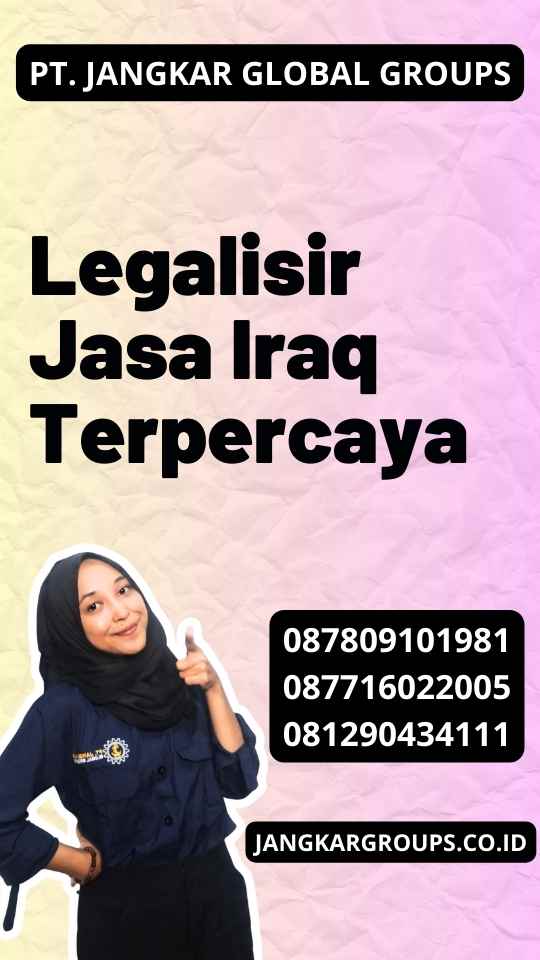 Legalisir Jasa Iraq Terpercaya