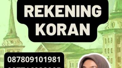 Legalisir Jasa Rekening Koran