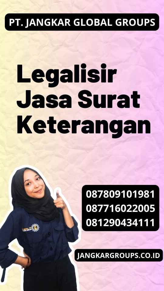 Legalisir Jasa Surat Keterangan