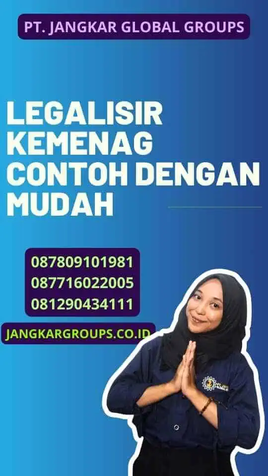 Legalisir Kemenag Contoh dengan Mudah