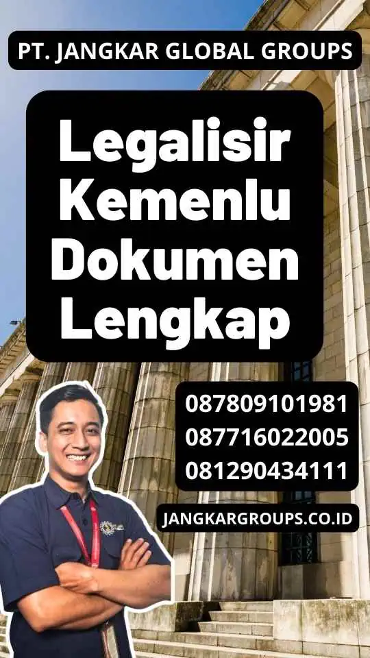 Legalisir Kemenlu Dokumen Lengkap