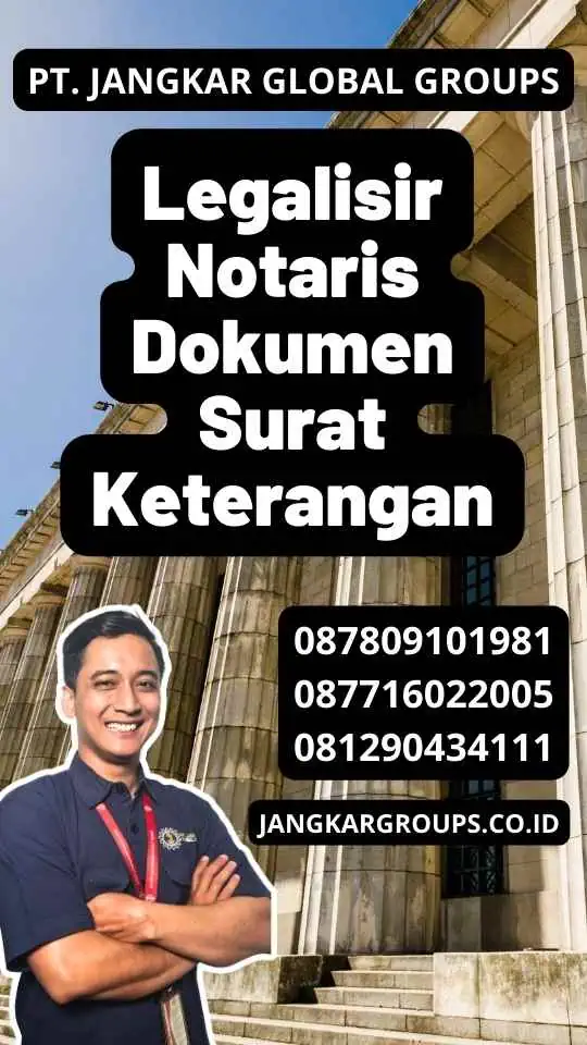 Legalisir Notaris Dokumen Surat Keterangan