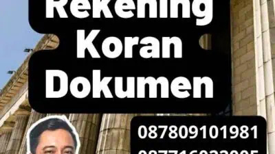 Legalisir Notaris Rekening Koran Dokumen