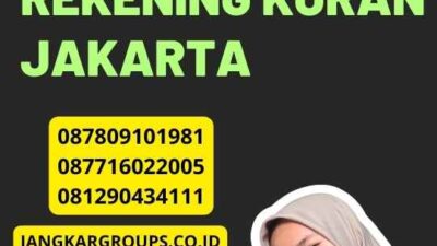 Legalisir Notaris Rekening Koran Jakarta