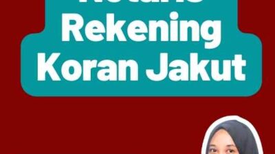 Legalisir Notaris Rekening Koran Jakut