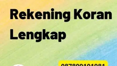 Legalisir Notaris Rekening Koran Lengkap