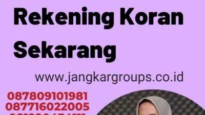 Legalisir Notaris Rekening Koran Sekarang