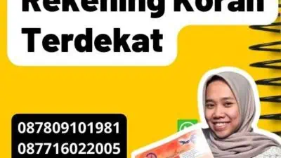 Legalisir Notaris Rekening Koran Terdekat