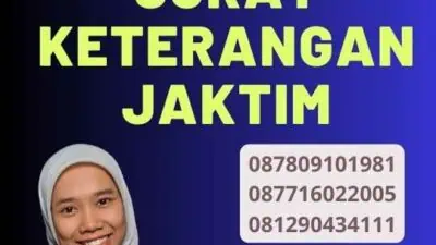 Legalisir Notaris Surat Keterangan Jaktim