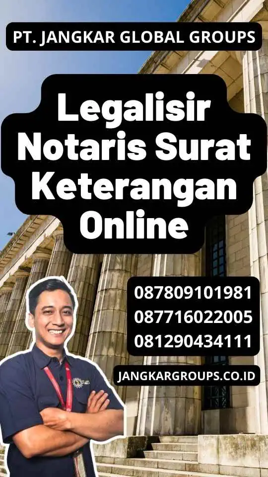 Legalisir Notaris Surat Keterangan Online