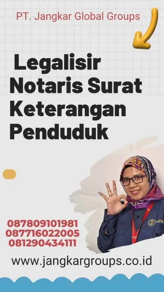 Legalisir Notaris Surat Keterangan Penduduk