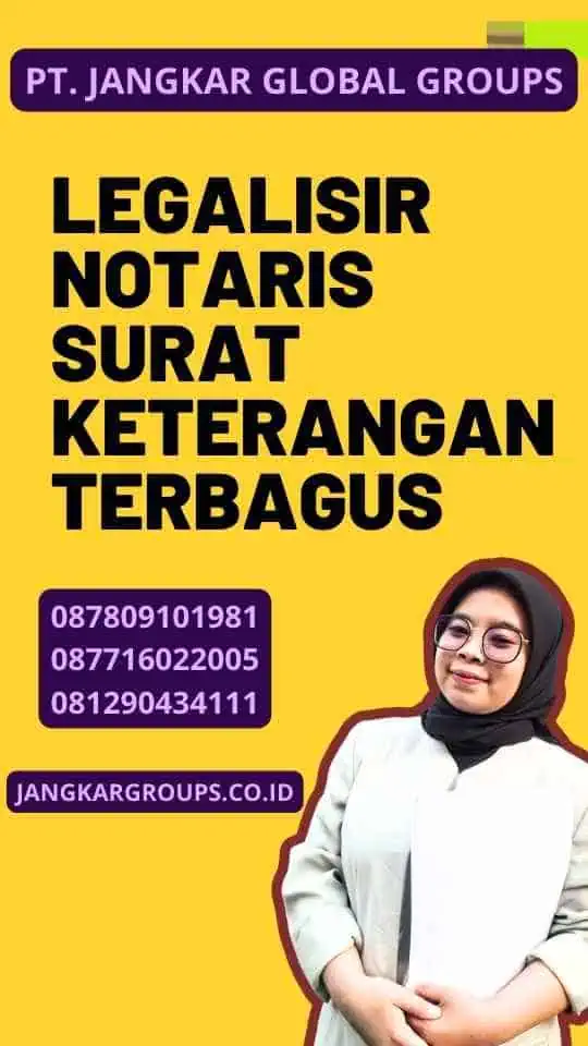 Legalisir Notaris Surat Keterangan Terbagus